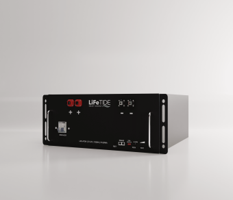 4x LiFeTIDE 5120Wh LiFePO4 51.2V 100Ah Batteries
