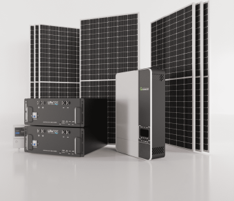 5kW Growatt Solar System 2x 5120Wh Batteries 5x 460W JA Solar Panels