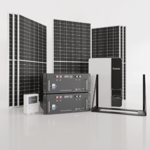 5kW Growatt Solar System 2x 5120Wh Batteries 5x 460W JA Solar Panels