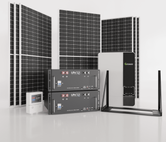 5kW Growatt Solar System 2x 5120Wh Batteries 5x 460W JA Solar Panels