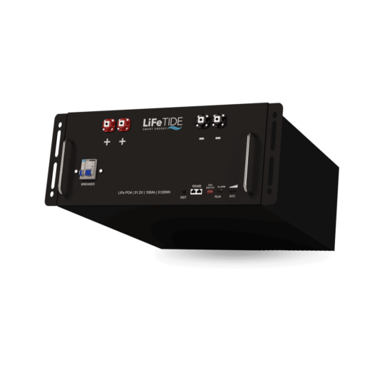 LiFeTIDE 2560Wh LiFePO4 25.6V 100Ah Battery