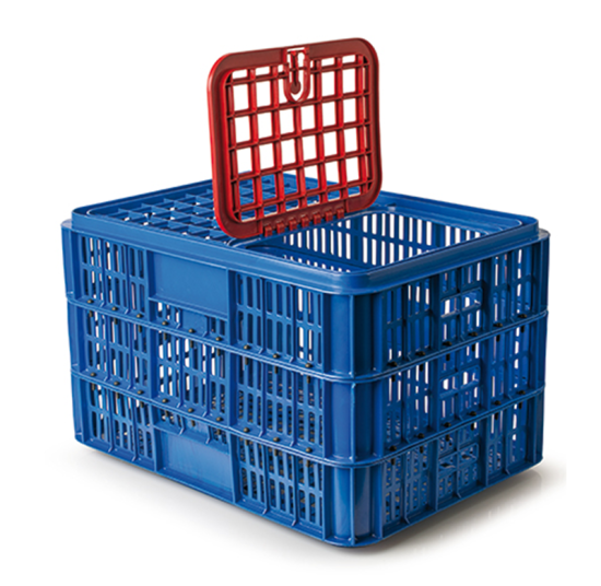 Live Bird Crate With Lid – Three Tier – Virgin Material