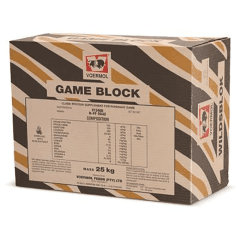 Voermol Game Block 25kg with Aloe