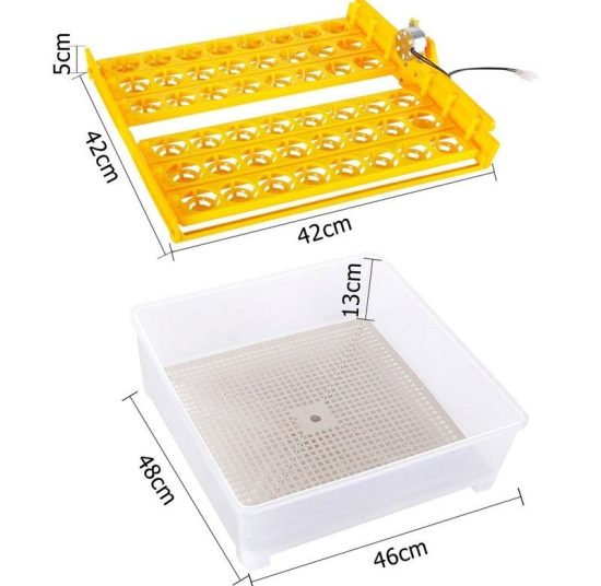 132 Quail Egg Tray and 48 Egg Incubator Combo